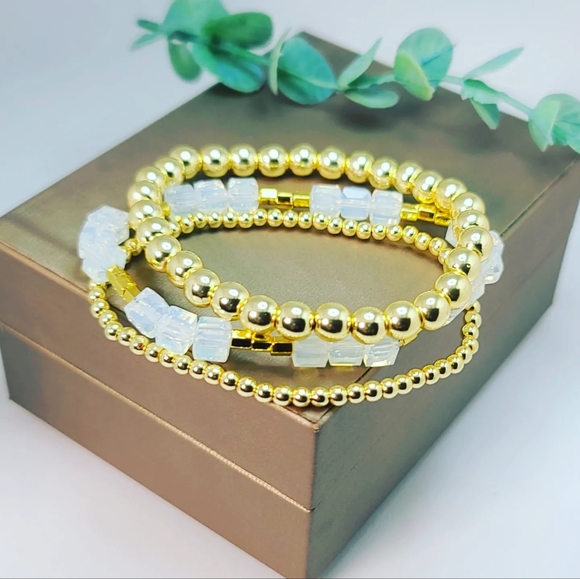 Hematite Bracelet set - Picture 3 of 4